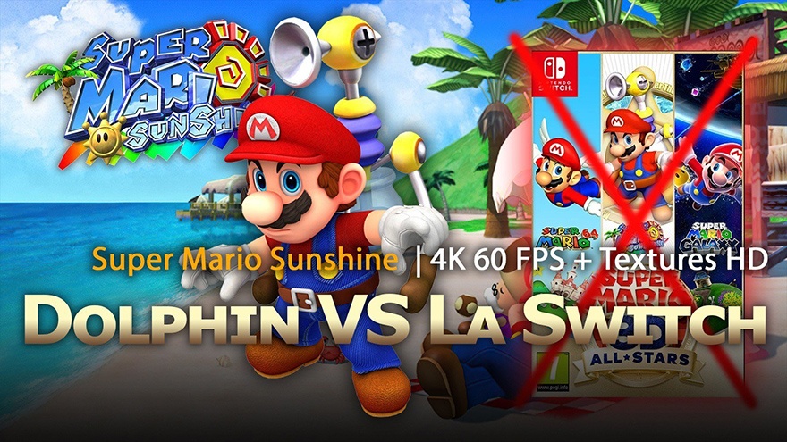 Découvrer Super Mario Sunshine en 4K 60FPS + Textures HD 